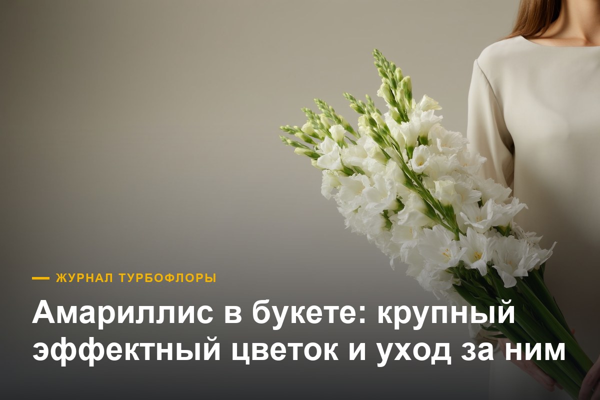 Амариллис в букете