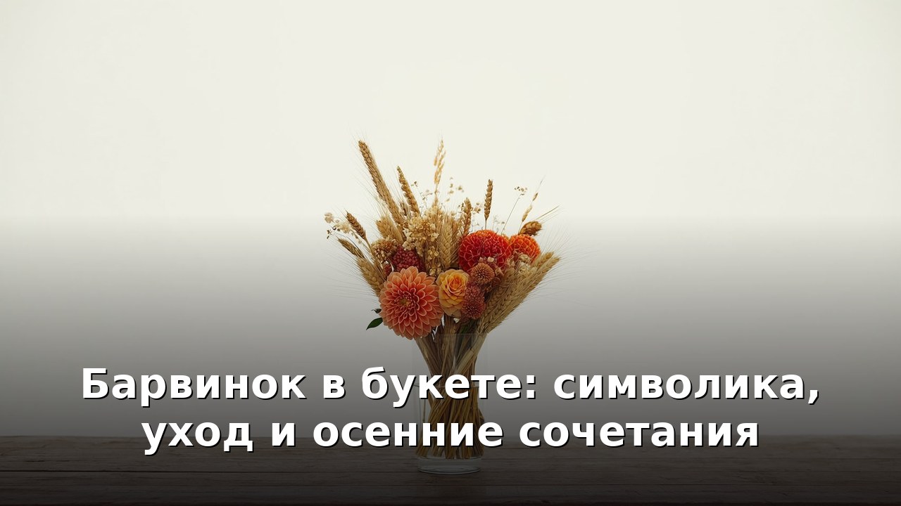 Барвинок в букете: символика, уход и осенние сочетания