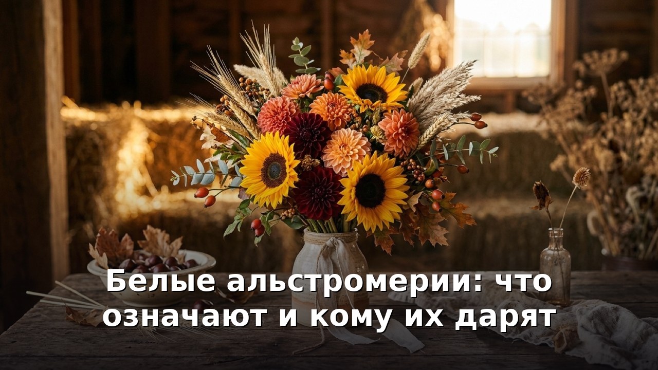 Белые альстромерии: что означают и кому их дарят