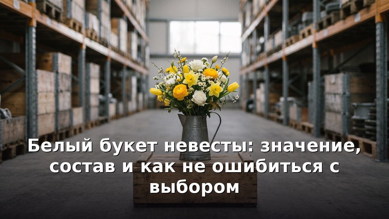 Белый букет невесты: значение, состав и как не ошибиться с выбором