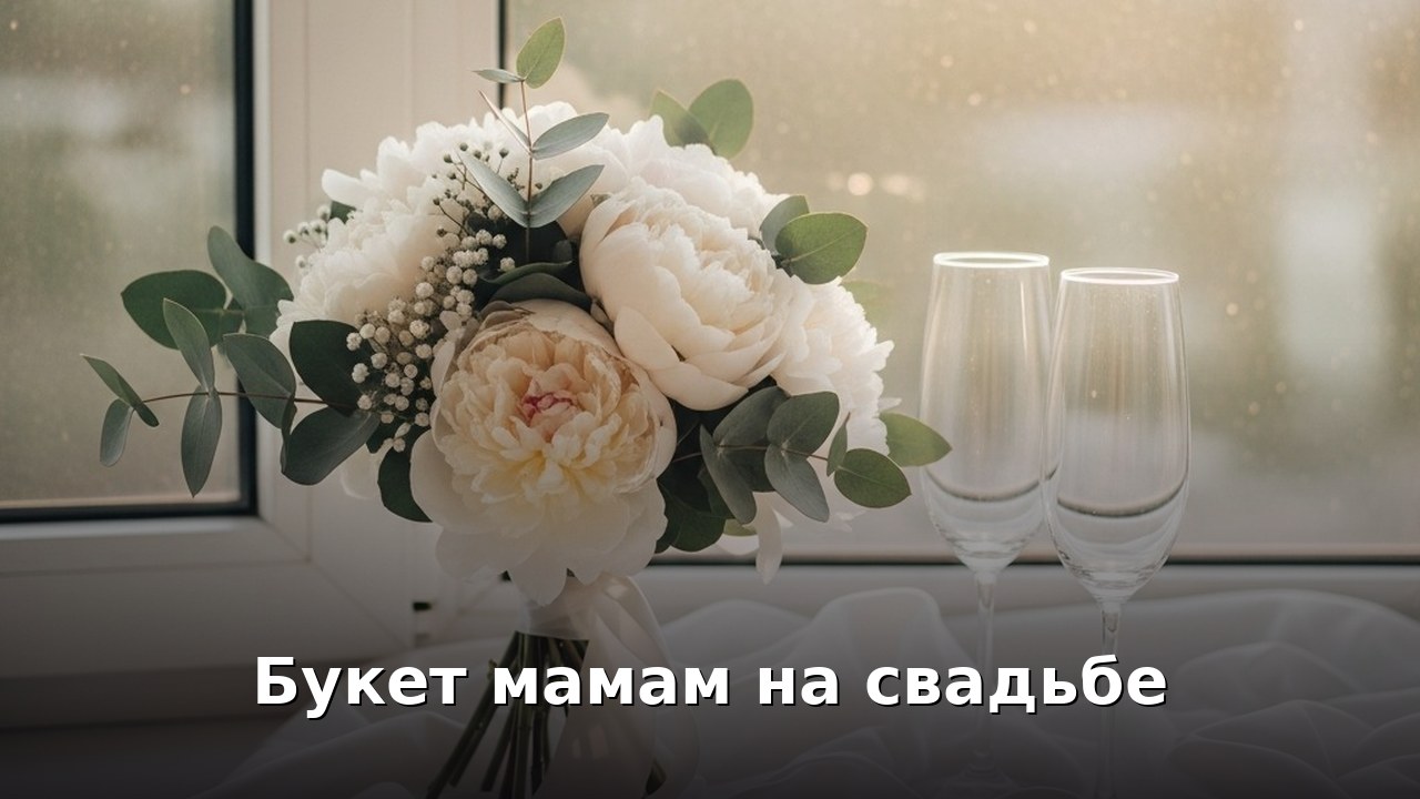 Букет мамам на свадьбе