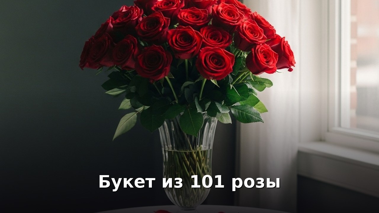 Букет из 101 розы