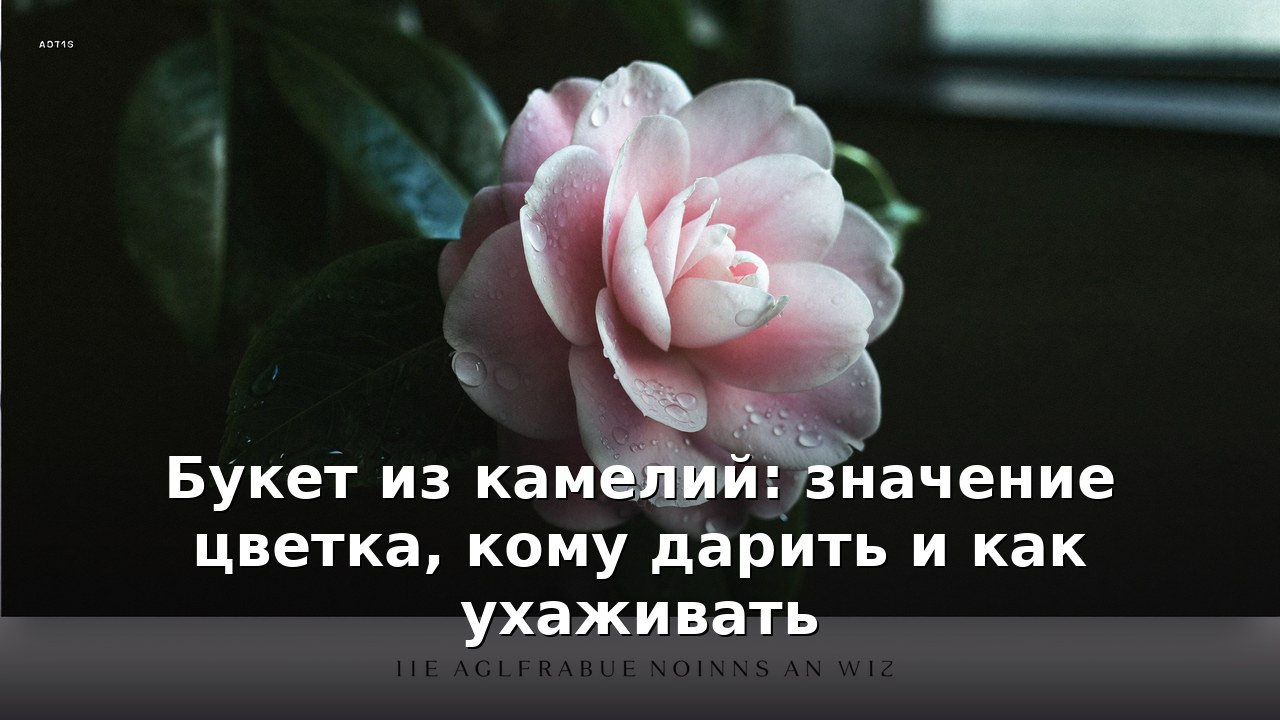 Букет из камелий: значение цветка, кому дарить и как ухаживать