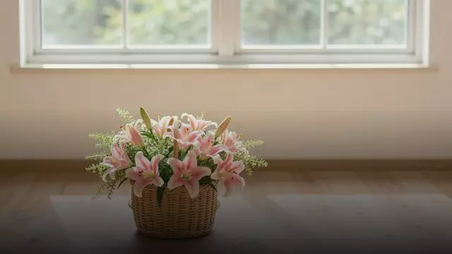 Букет из лилий в корзине: варианты, составы и цены