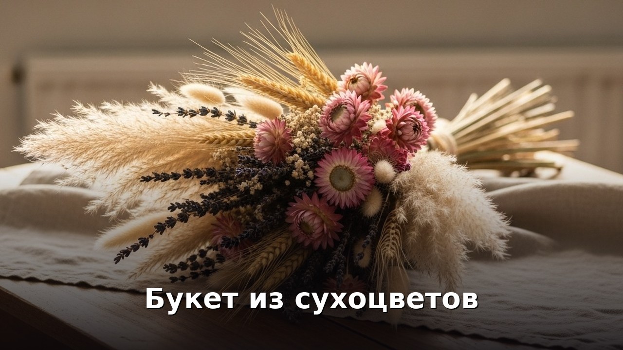 Букет из сухоцветов