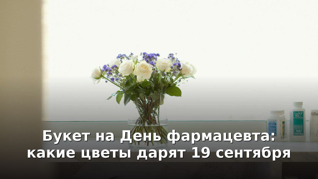 Букет на День фармацевта: какие цветы дарят 19 сентября