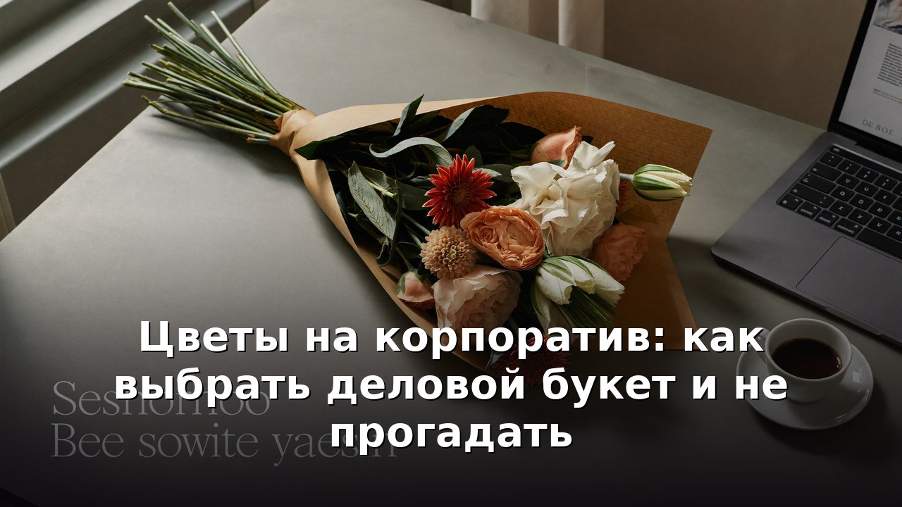 Цветы на корпоратив: как выбрать деловой букет и не прогадать