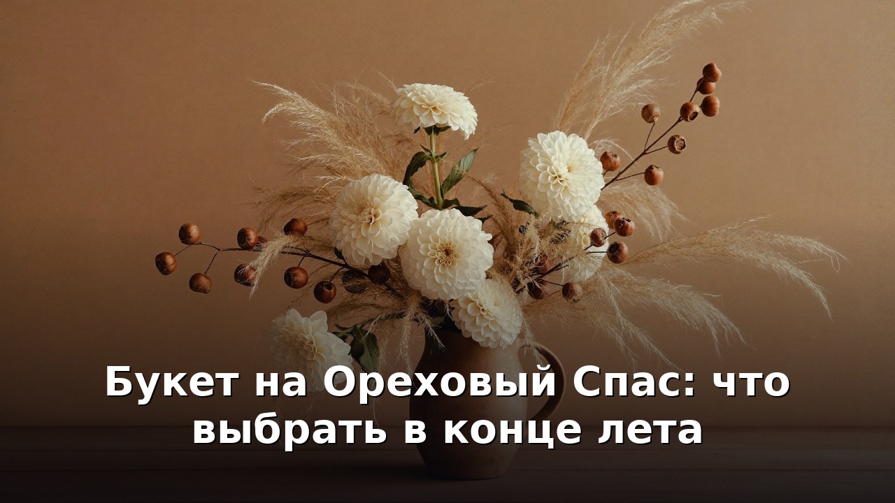 Букет на Ореховый Спас: что выбрать в конце лета