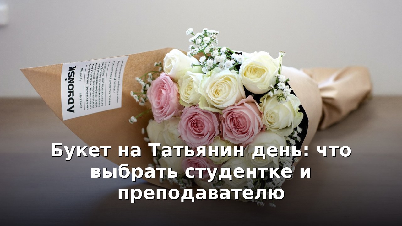 Букет на Татьянин день: что выбрать студентке и преподавателю