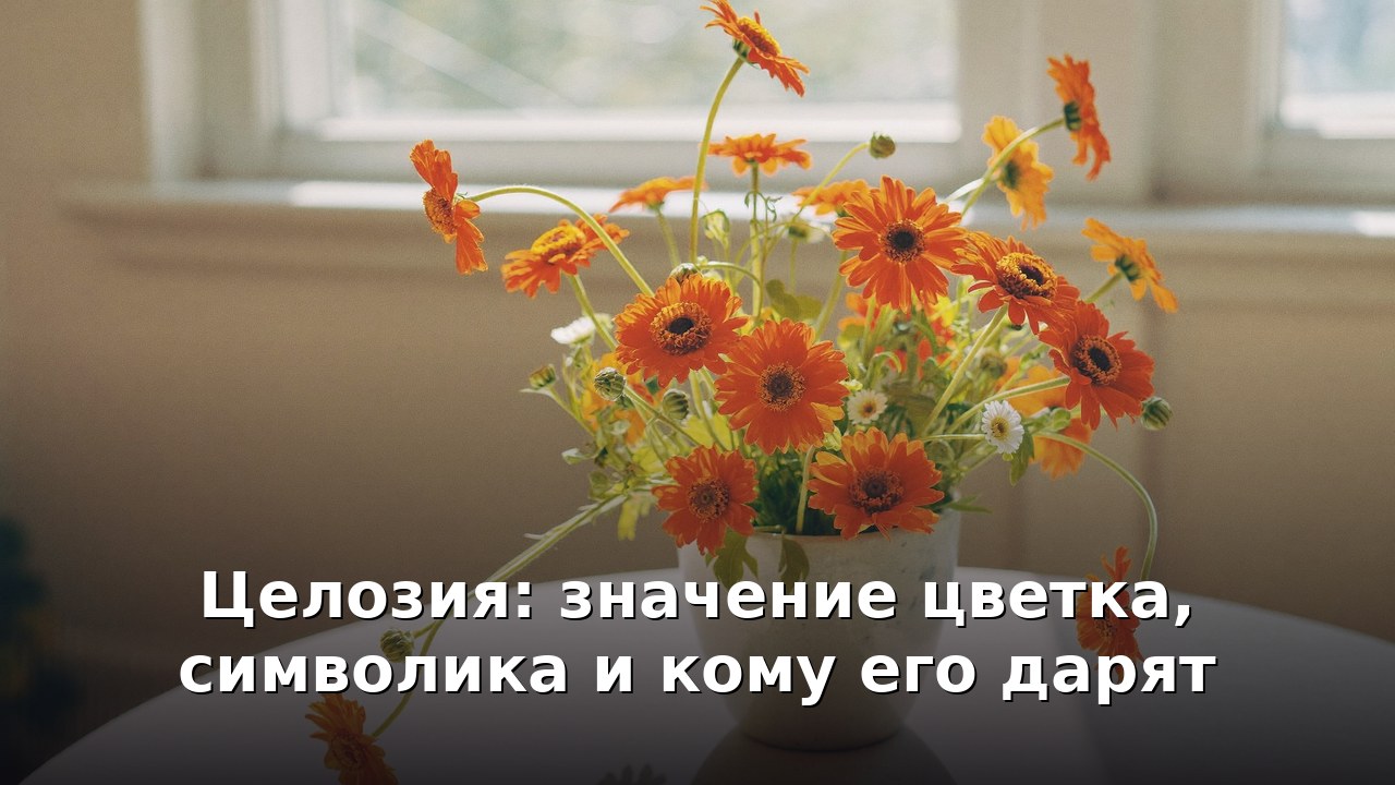 Целозия: значение цветка, символика и кому его дарят
