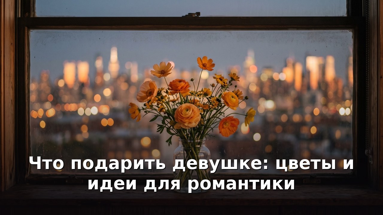 Что подарить девушке: цветы и идеи для романтики