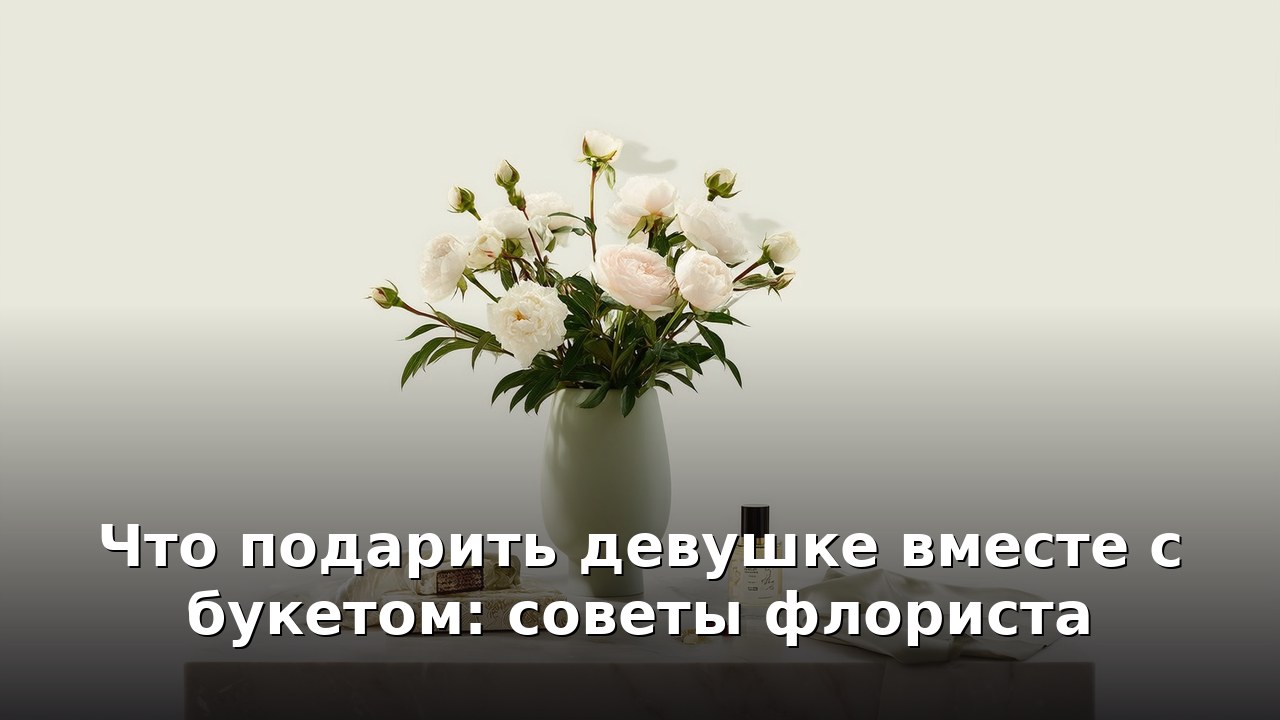 Что подарить девушке вместе с букетом: советы флориста