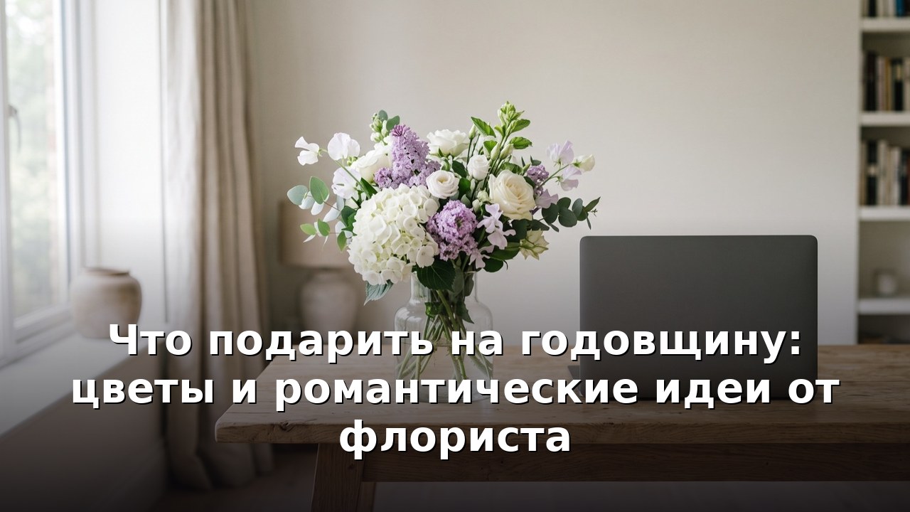 Что подарить на годовщину: цветы и романтические идеи от флориста