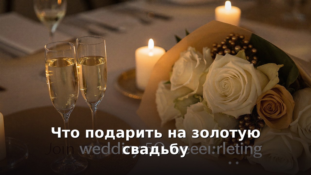 Что подарить на золотую свадьбу