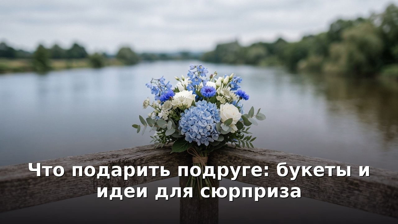 Что подарить подруге: букеты и идеи для сюрприза