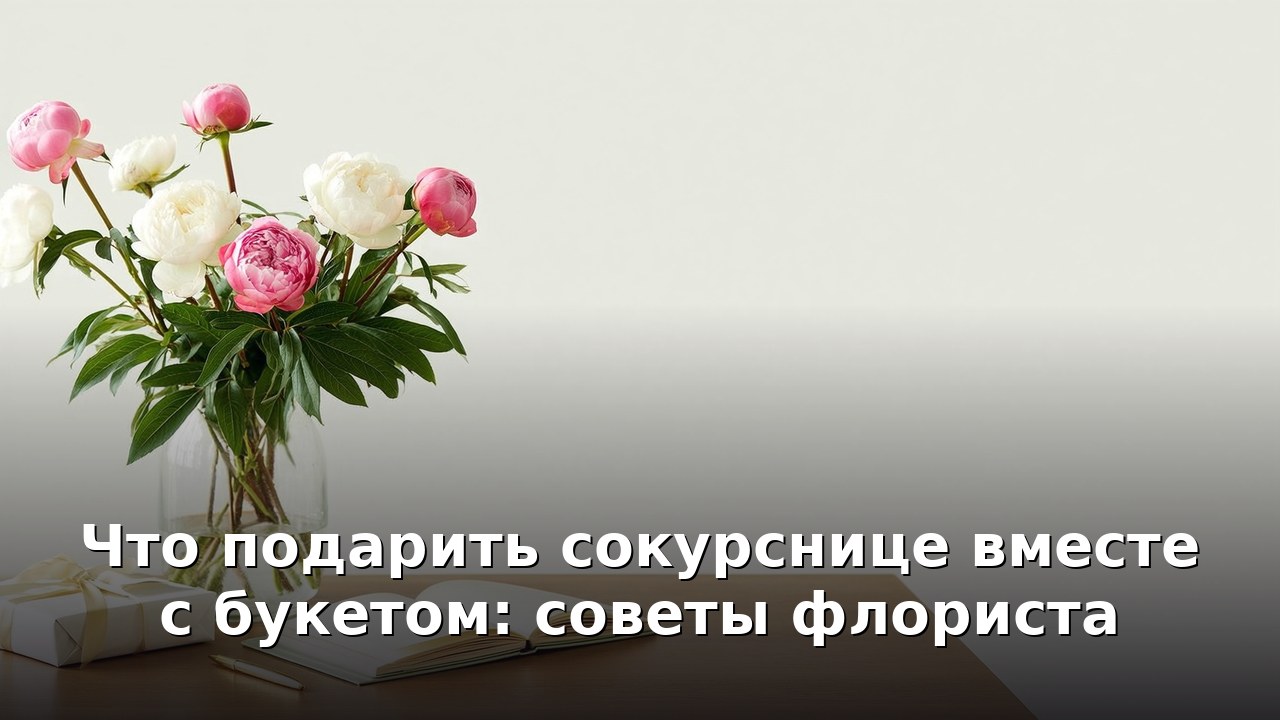 Что подарить сокурснице вместе с букетом: советы флориста