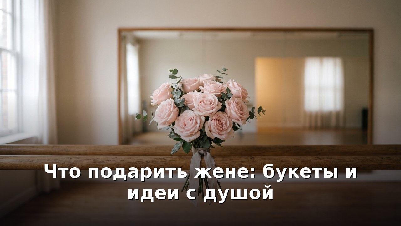 Что подарить жене: букеты и идеи с душой