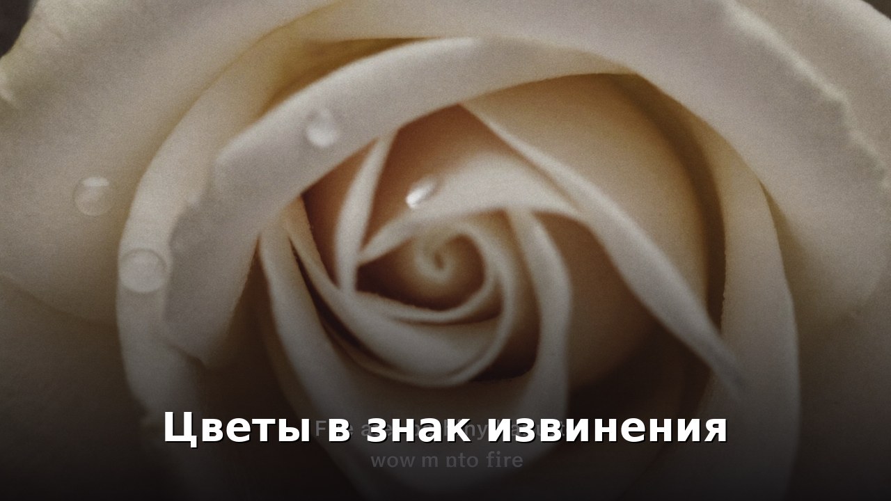 Нежный букет в знак извинения