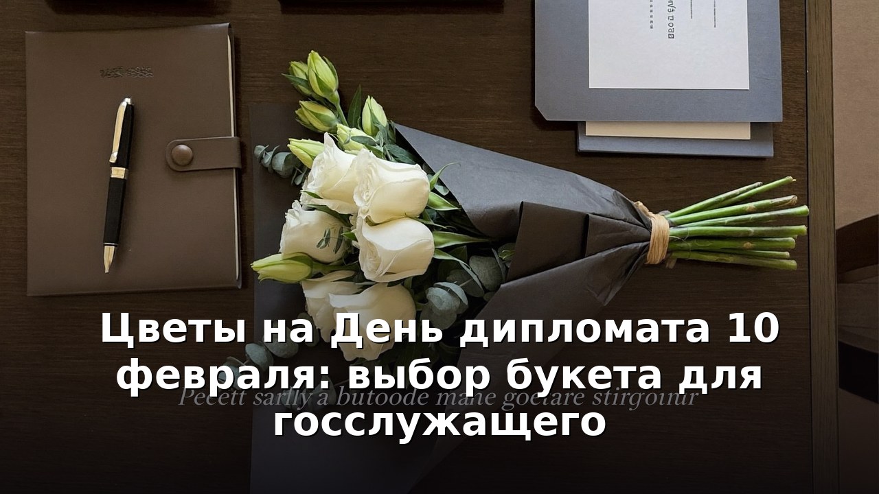 Цветы на День дипломата 10 февраля: выбор букета для госслужащего