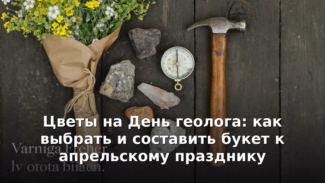 Цветы на День геолога: как выбрать и составить букет к апрельскому празднику