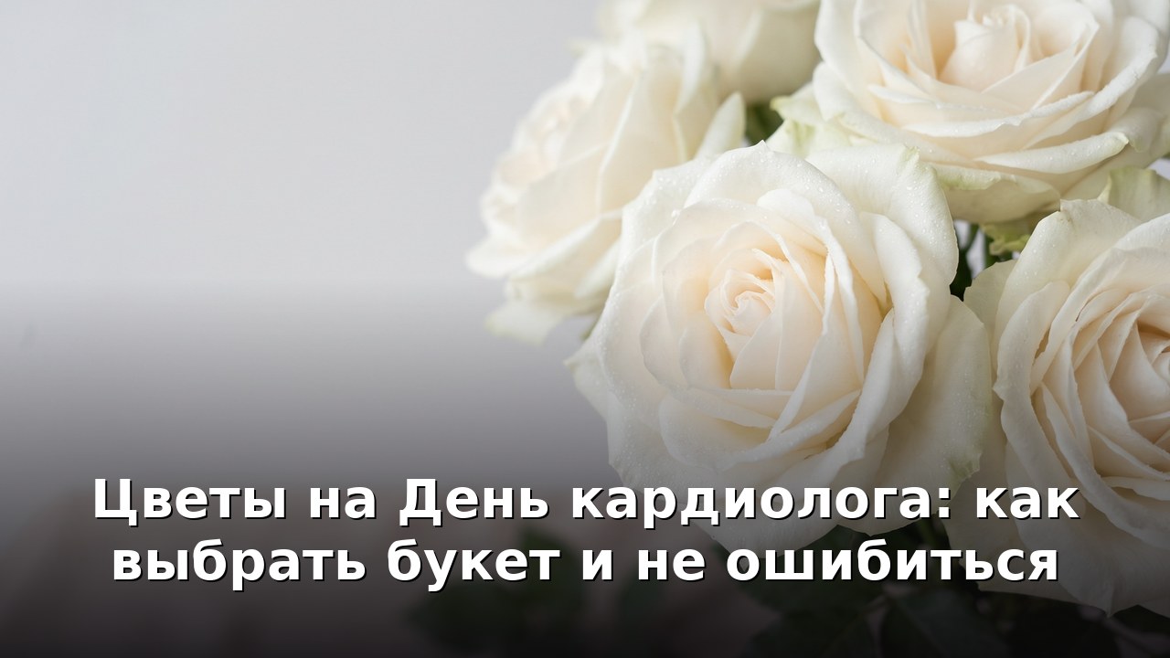 Цветы на День кардиолога: как выбрать букет и не ошибиться