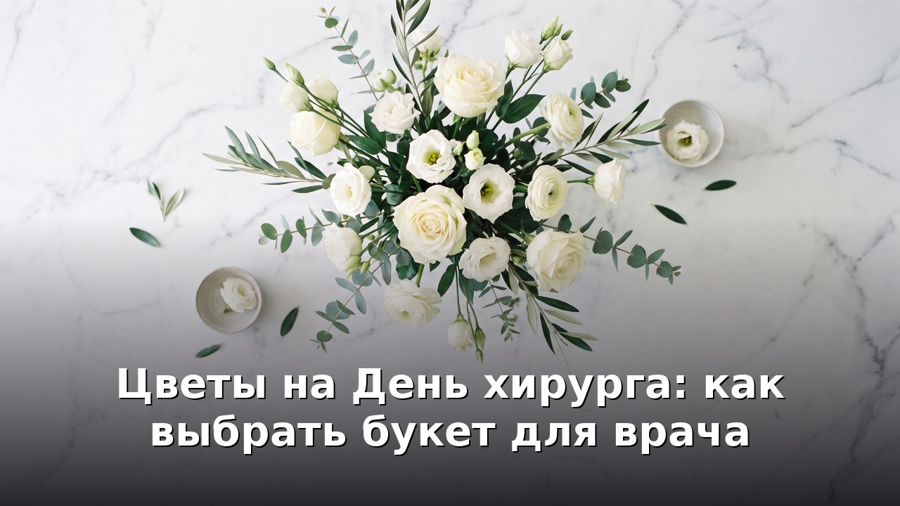 Цветы на День хирурга: как выбрать букет для врача