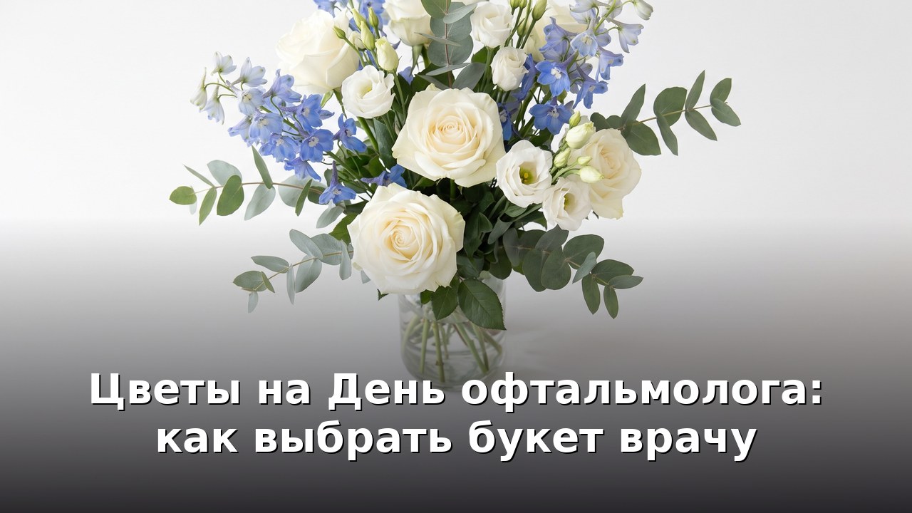Цветы на День офтальмолога: как выбрать букет врачу