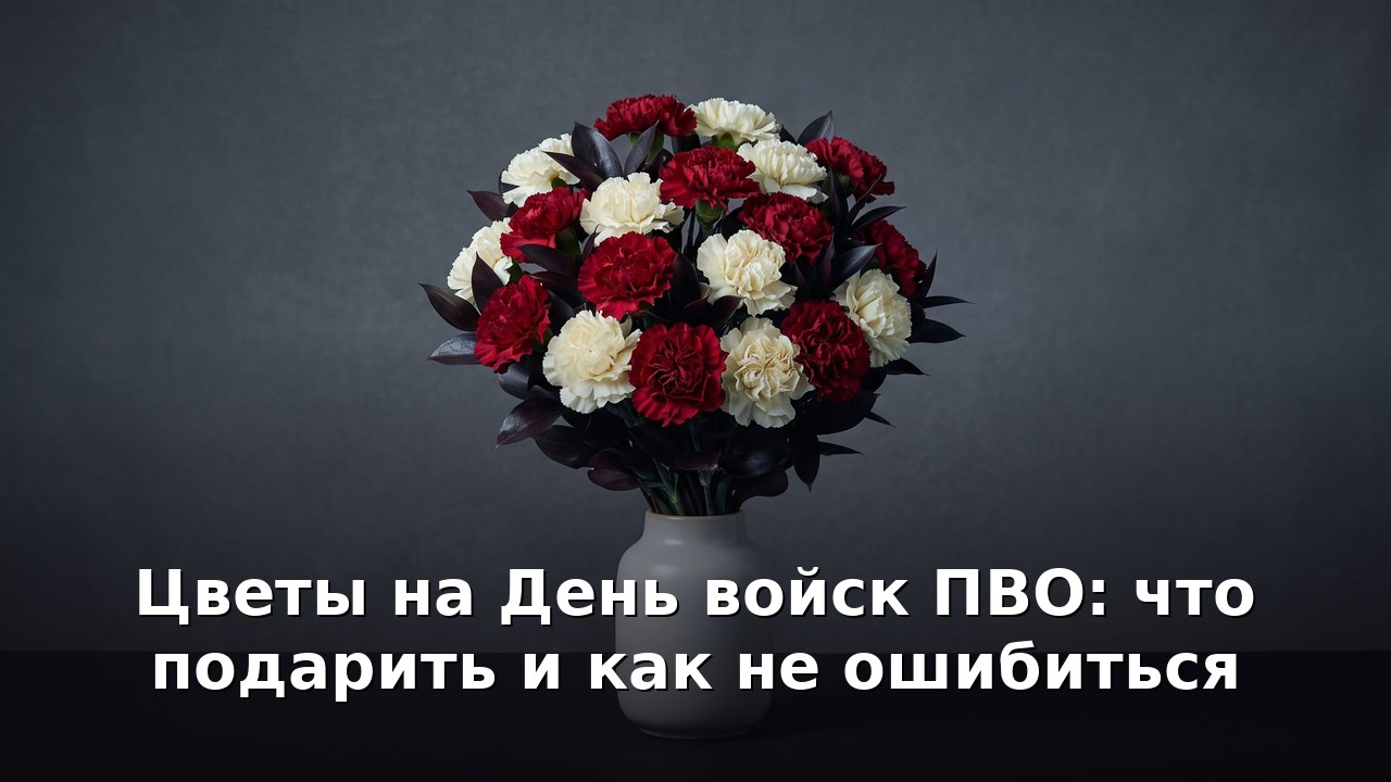 Цветы на День войск ПВО: что подарить и как не ошибиться