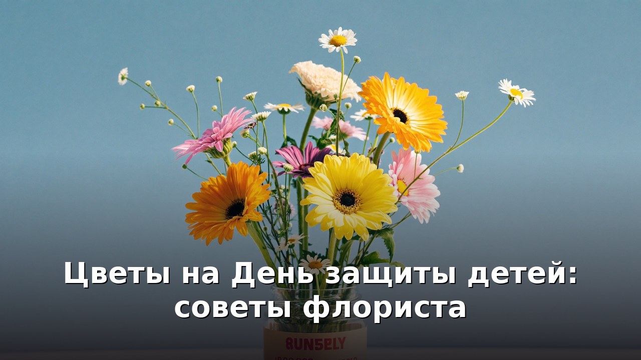 Цветы на День защиты детей: советы флориста