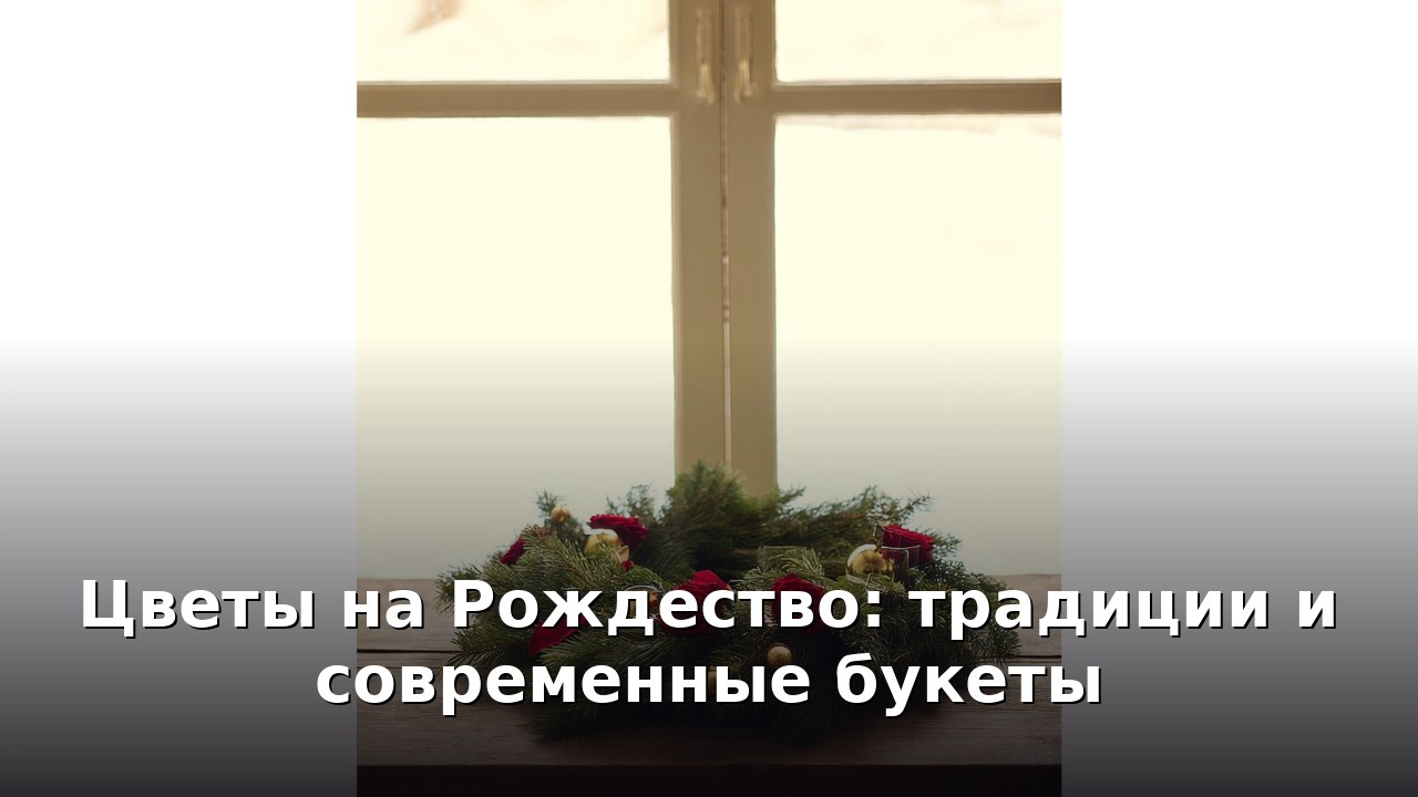 Цветы на Рождество: традиции и современные букеты