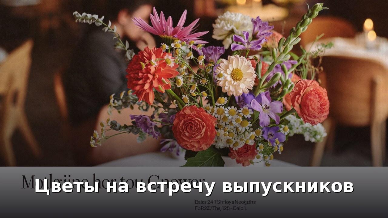 Цветы на встречу выпускников