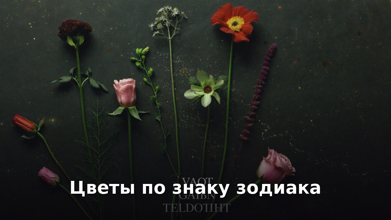 Цветы по знаку зодиака