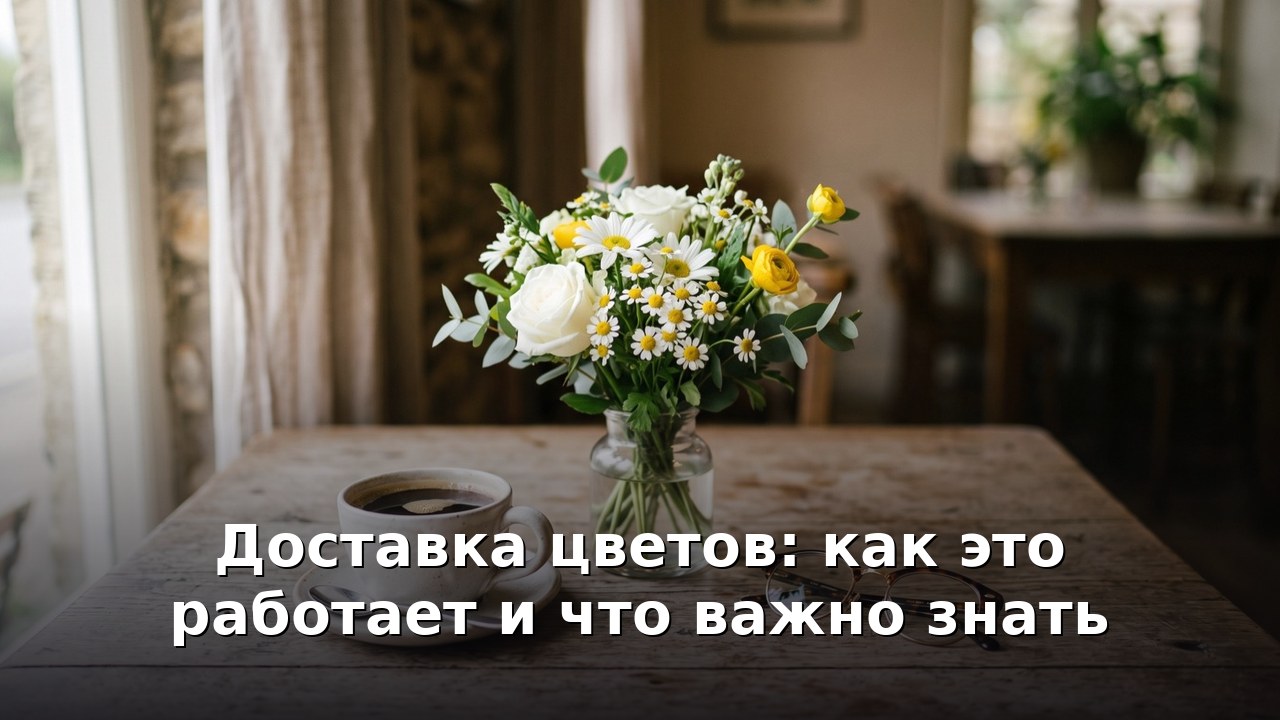 Доставка цветов: как это работает и что важно знать