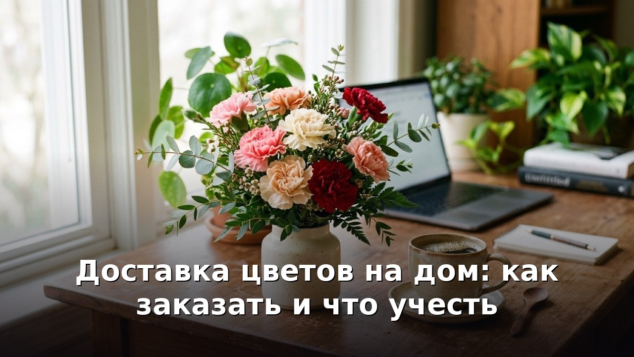 Доставка цветов на дом: как заказать и что учесть