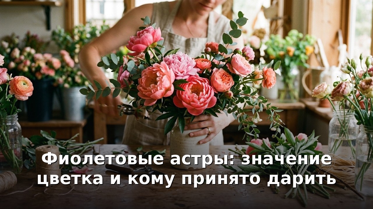 Фиолетовые астры: значение цветка и кому принято дарить