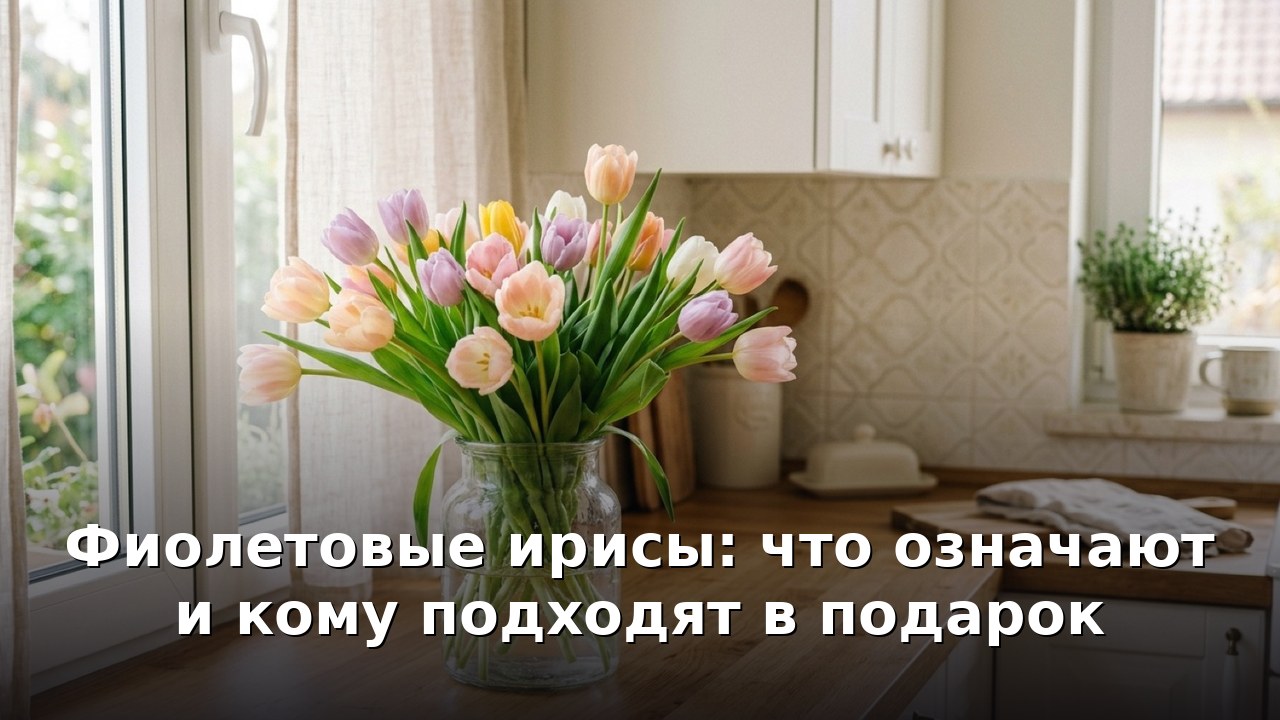 Фиолетовые ирисы: что означают и кому подходят в подарок