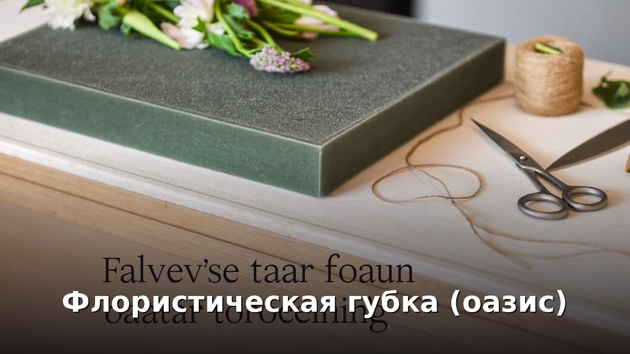 Флористическая губка (оазис)