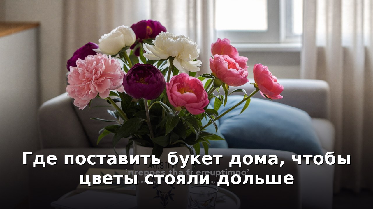 Где поставить букет дома, чтобы цветы стояли дольше