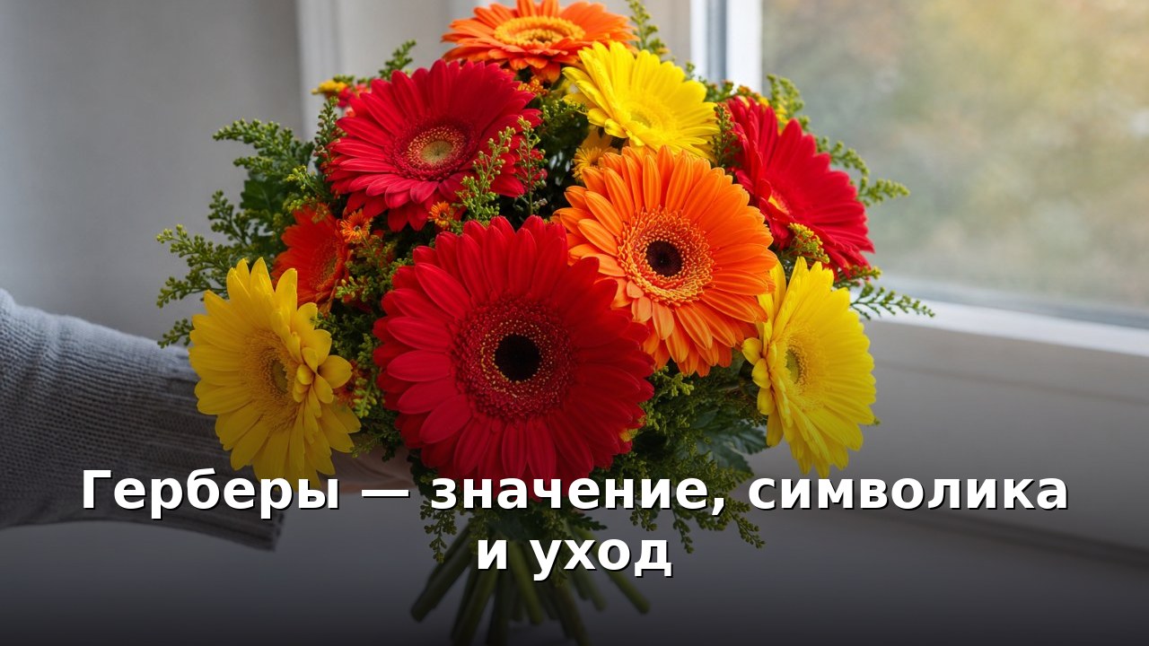 Герберы — значение, символика и уход