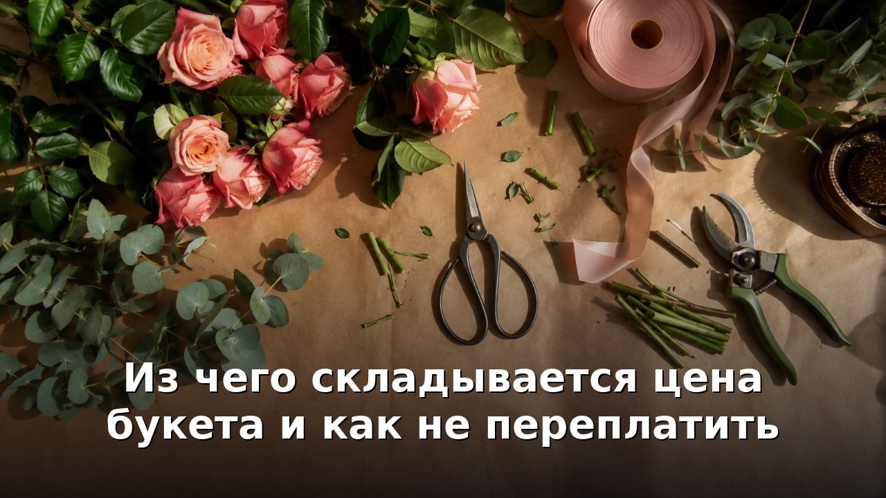 Из чего складывается цена букета и как не переплатить