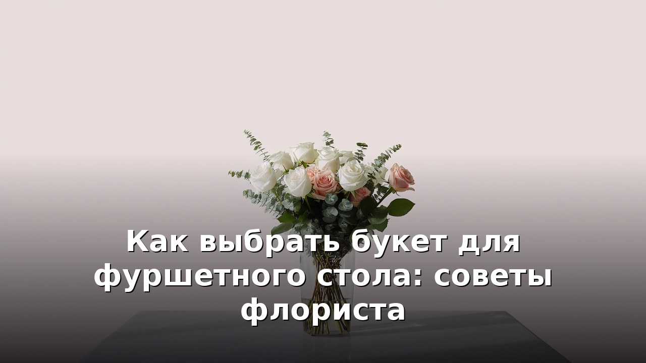 Как выбрать букет для фуршетного стола: советы флориста