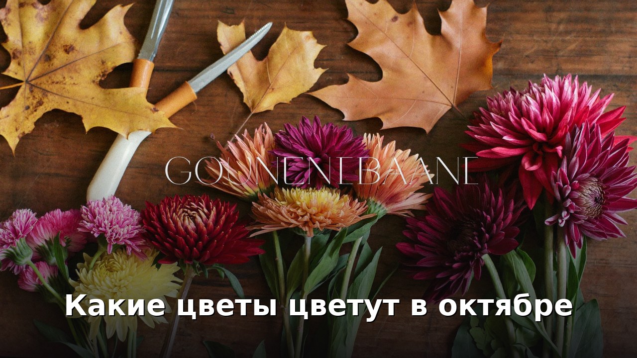 Какие цветы цветут в октябре