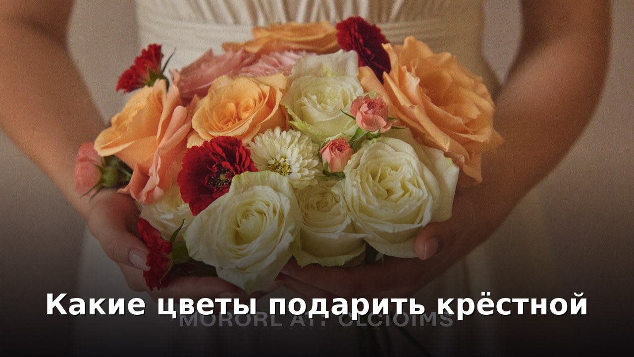 Какие цветы подарить крёстной