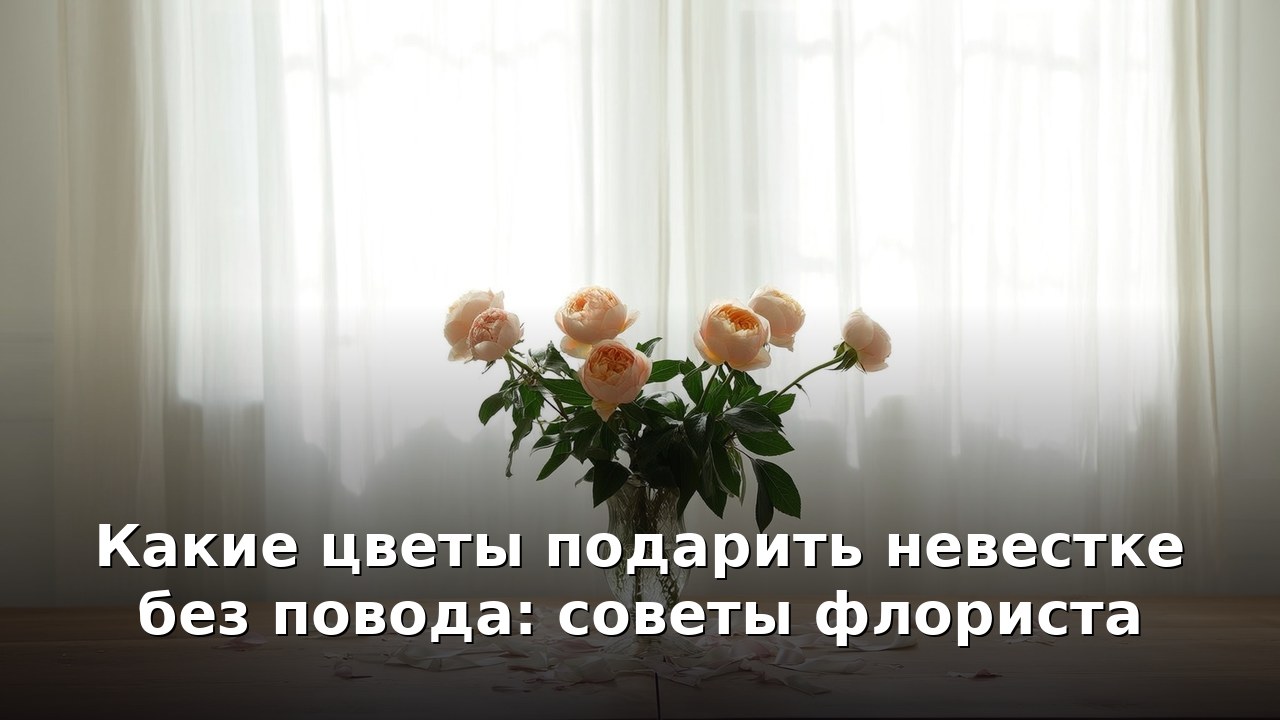 Какие цветы подарить невестке без повода: советы флориста