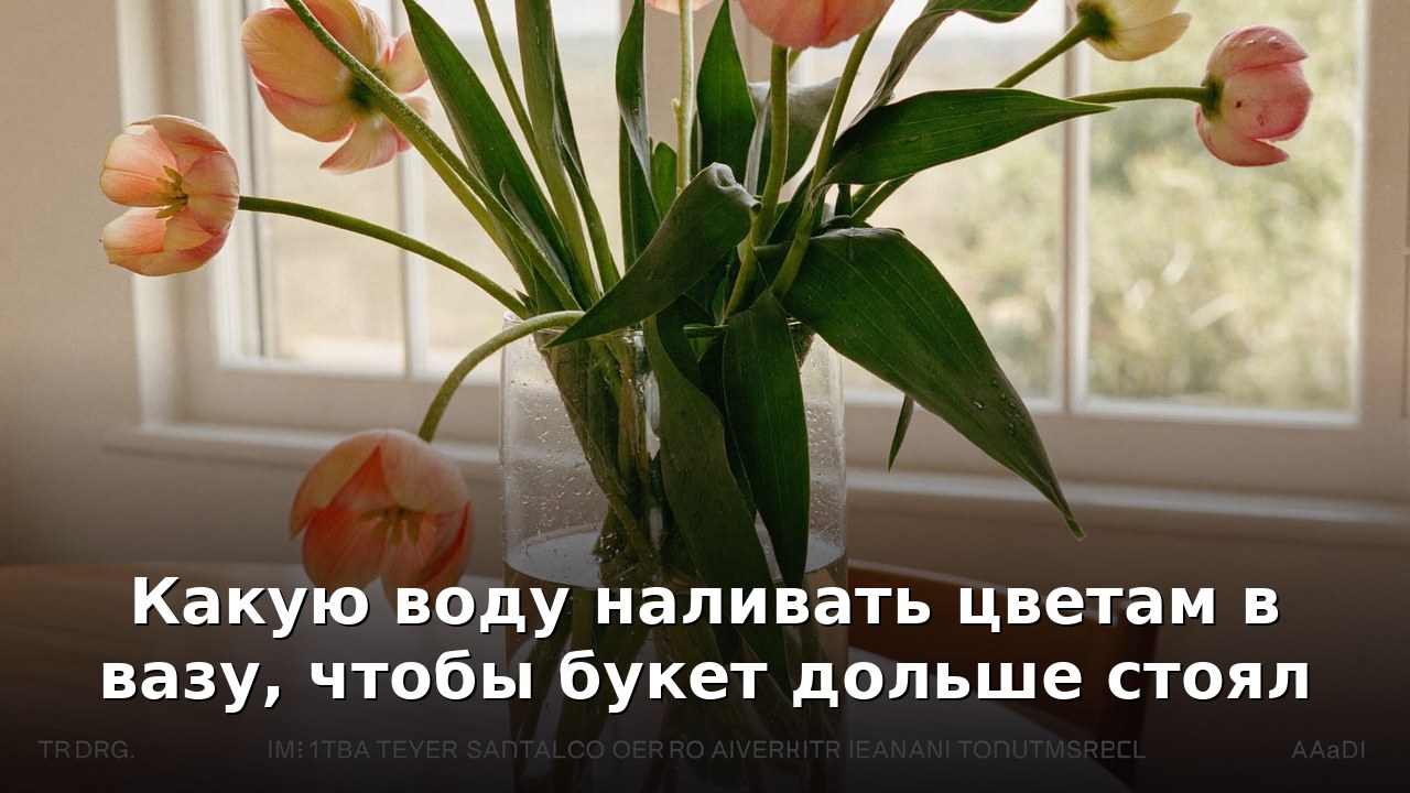 Какую воду наливать цветам в вазу, чтобы букет дольше стоял