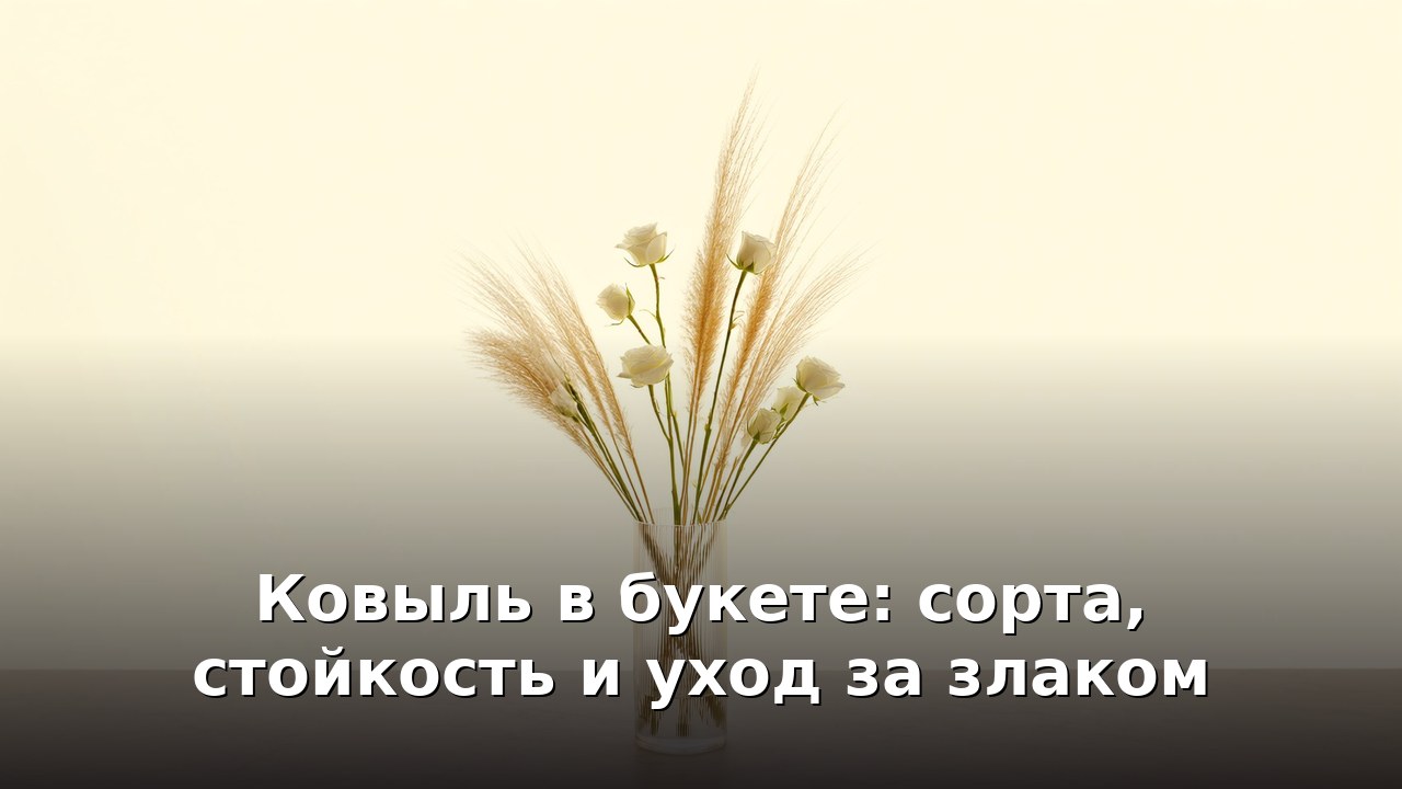 Ковыль в букете: сорта, стойкость и уход за злаком