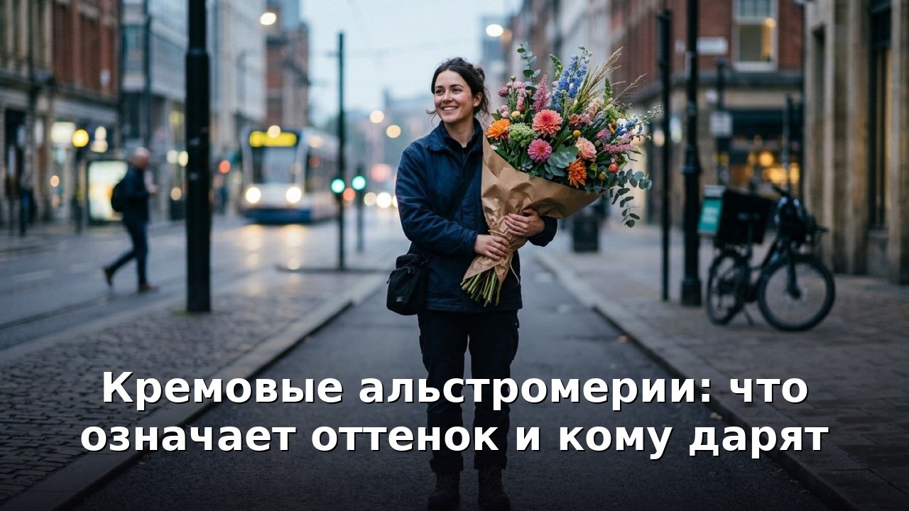 Кремовые альстромерии: что означает оттенок и кому дарят