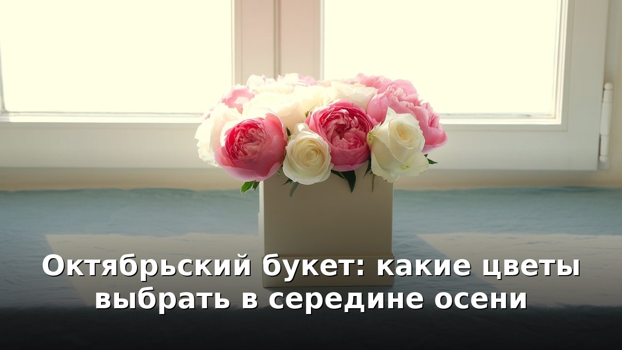 Октябрьский букет: какие цветы выбрать в середине осени