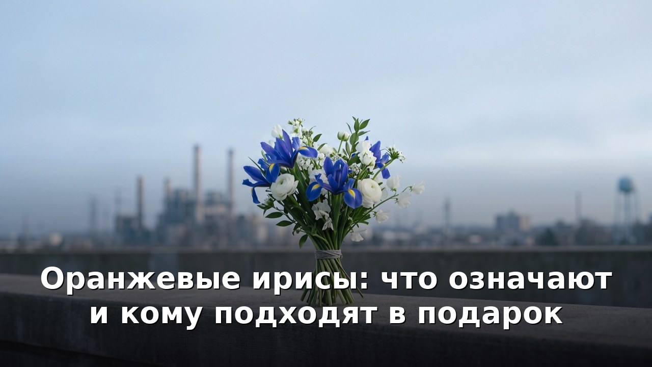 Оранжевые ирисы: что означают и кому подходят в подарок