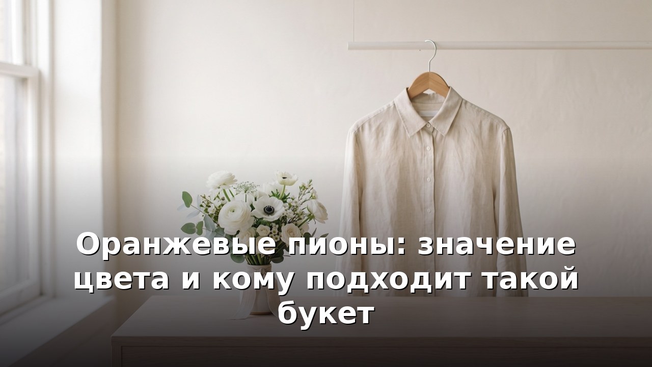 Оранжевые пионы: значение цвета и кому подходит такой букет